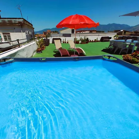 Palazzo Di Donna Panoramic Terraces And Private Parking Strategic To Amalfi Coast, Pompei, Napoli